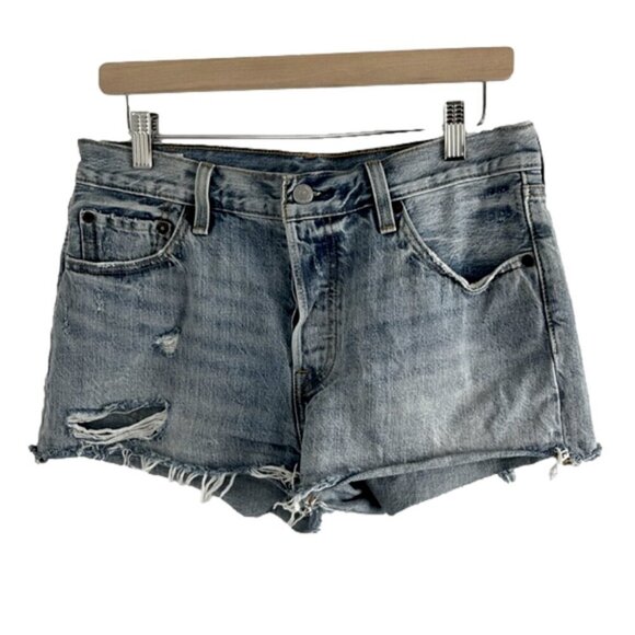 Levis 501 Cut-Off Shorts - Picture 1 of 8